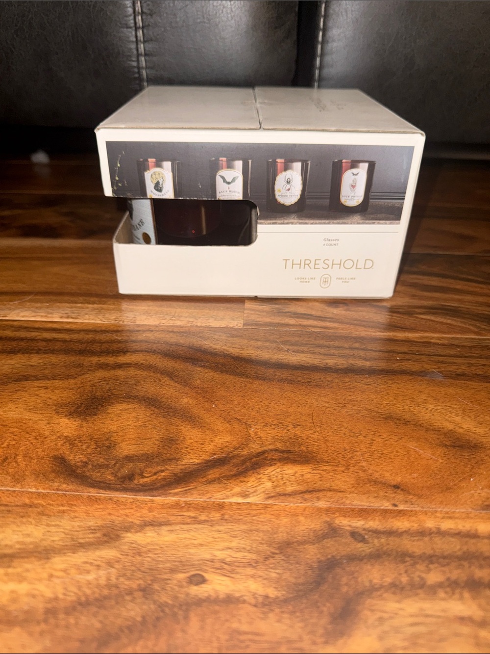 Threshold Glassware Gift Box - White and Black Accents